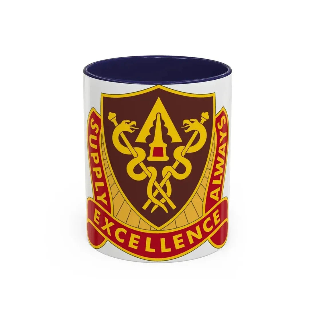 427 Medical Battalion (U.S. Army) Accent Coffee Mug 11oz Navy - Go Mug Yourself
