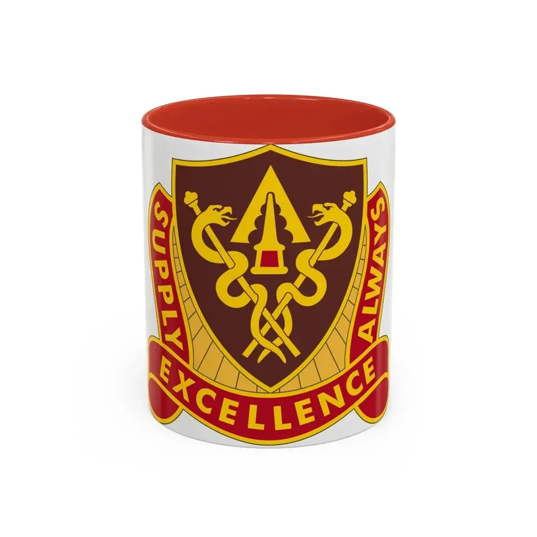 427 Medical Battalion (U.S. Army) Accent Coffee Mug 11oz Red - Go Mug Yourself