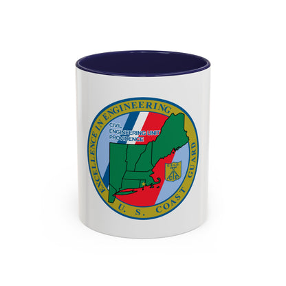 USCG Civil Engineering Unit Providence (U.S. Coast Guard) Accent Coffee Mug
