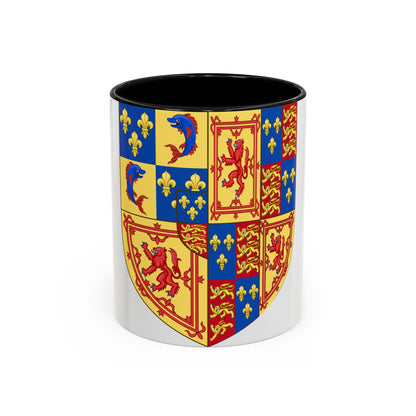 Royal Arms of the Kingdom of Scotland (1559) - Accent Coffee Mug