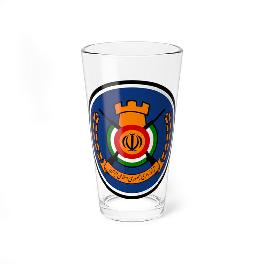 Seal of the Iranian Gendarmerie (Iran) (Coat of Arms) Pint Glass 16oz