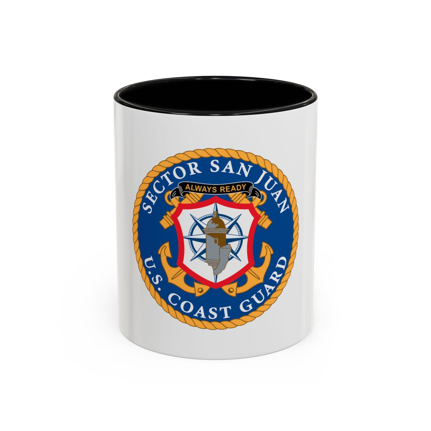 USCG Sector San Juan (U.S. Coast Guard) Accent Coffee Mug