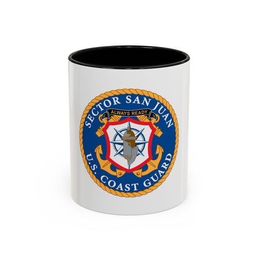 USCG Sector San Juan (U.S. Coast Guard) Accent Coffee Mug