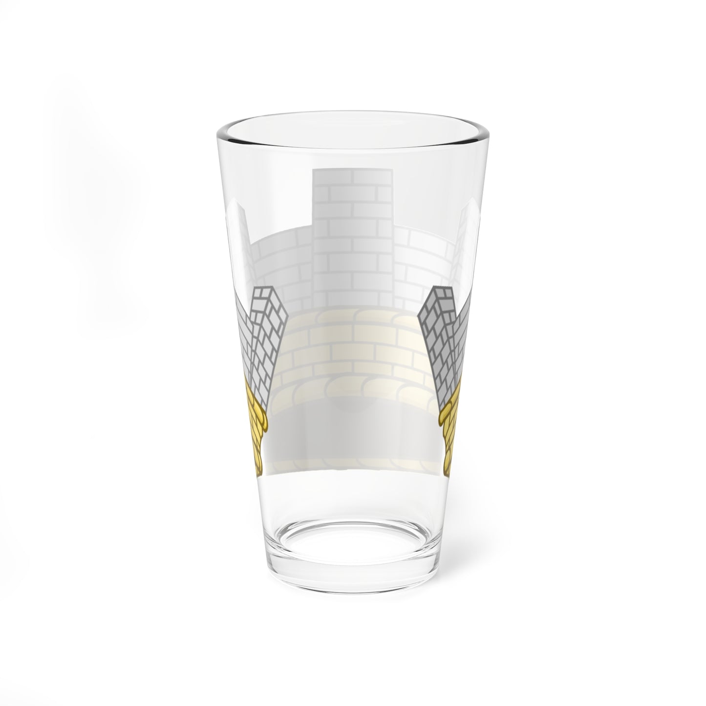 Corona di Comune entro i 3000 ab. Regno dItalia 1861-1946-variante (Italy) (Coat of Arms) Pint Glass 16oz