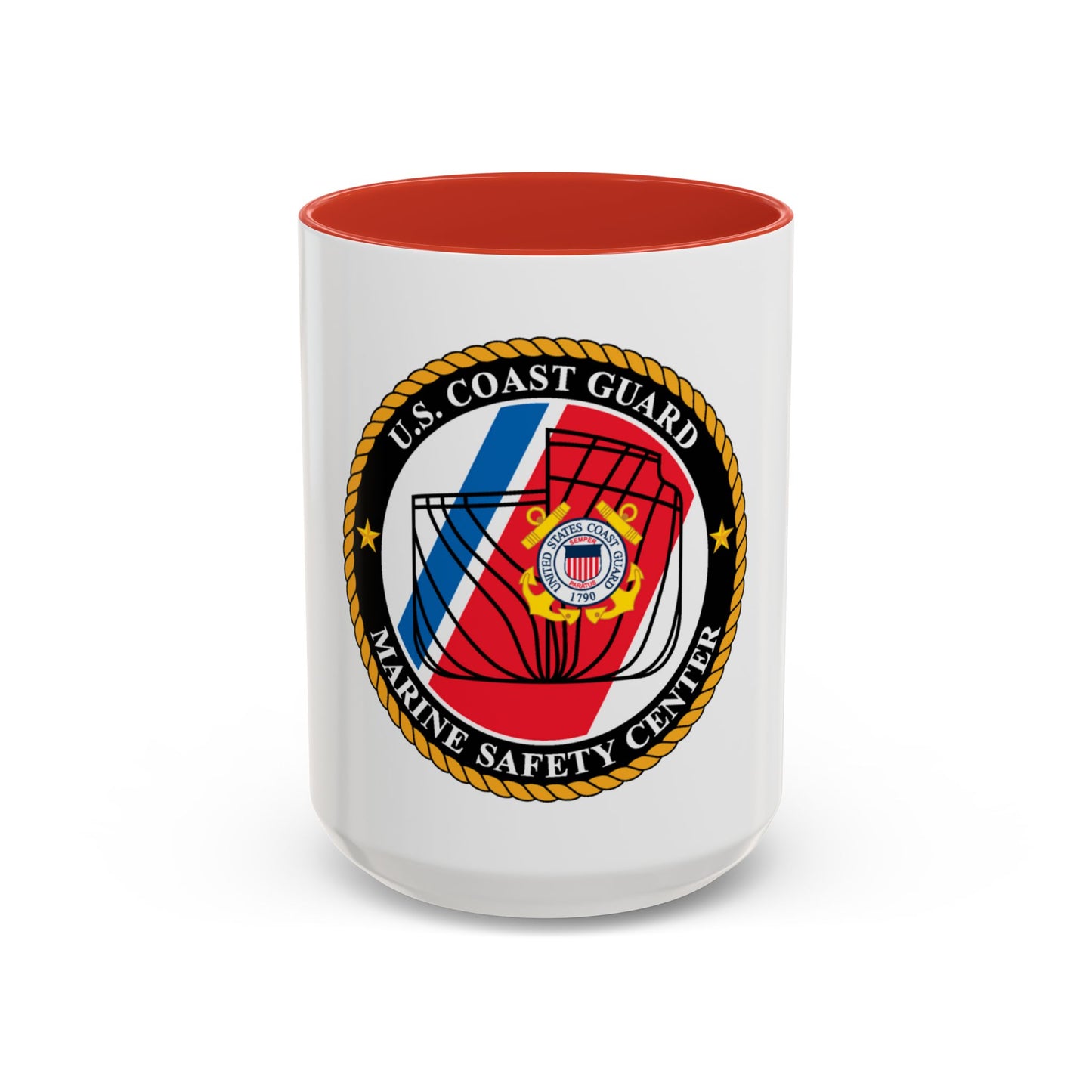 USCG MARINE SAFETY CENTER (U.S. Coast Guard) Accent Coffee Mug