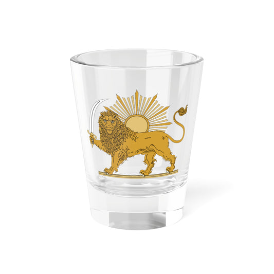 Lion and Sun Pahlavi Dynasty (Iran) (Coat of Arms) Shot Glass 1.5oz