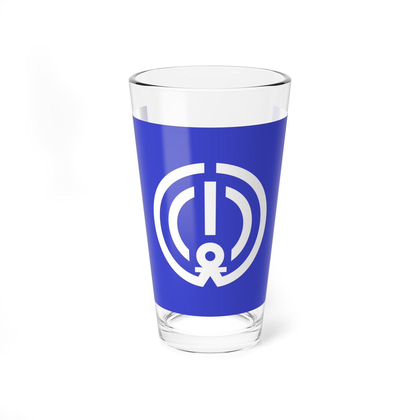 Flag of Komatsushima Tokushima (Japan) Pint Glass 16oz