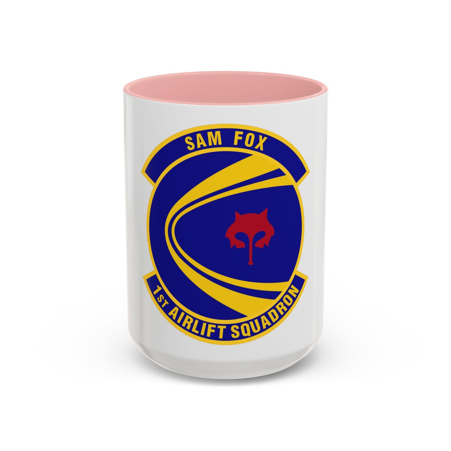 1st Airlift Squadron (U.S. Air Force) Accent Coffee Mug