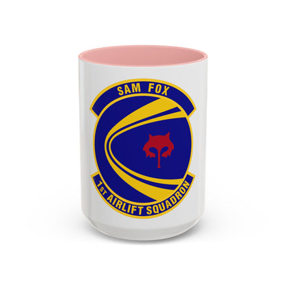 1st Airlift Squadron (U.S. Air Force) Accent Coffee Mug