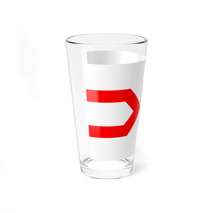 南洋庁所属水産調査船の旗 (Japan) Pint Glass 16oz