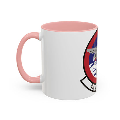 4th Airlift Squadron (U.S. Air Force) Accent Coffee Mug