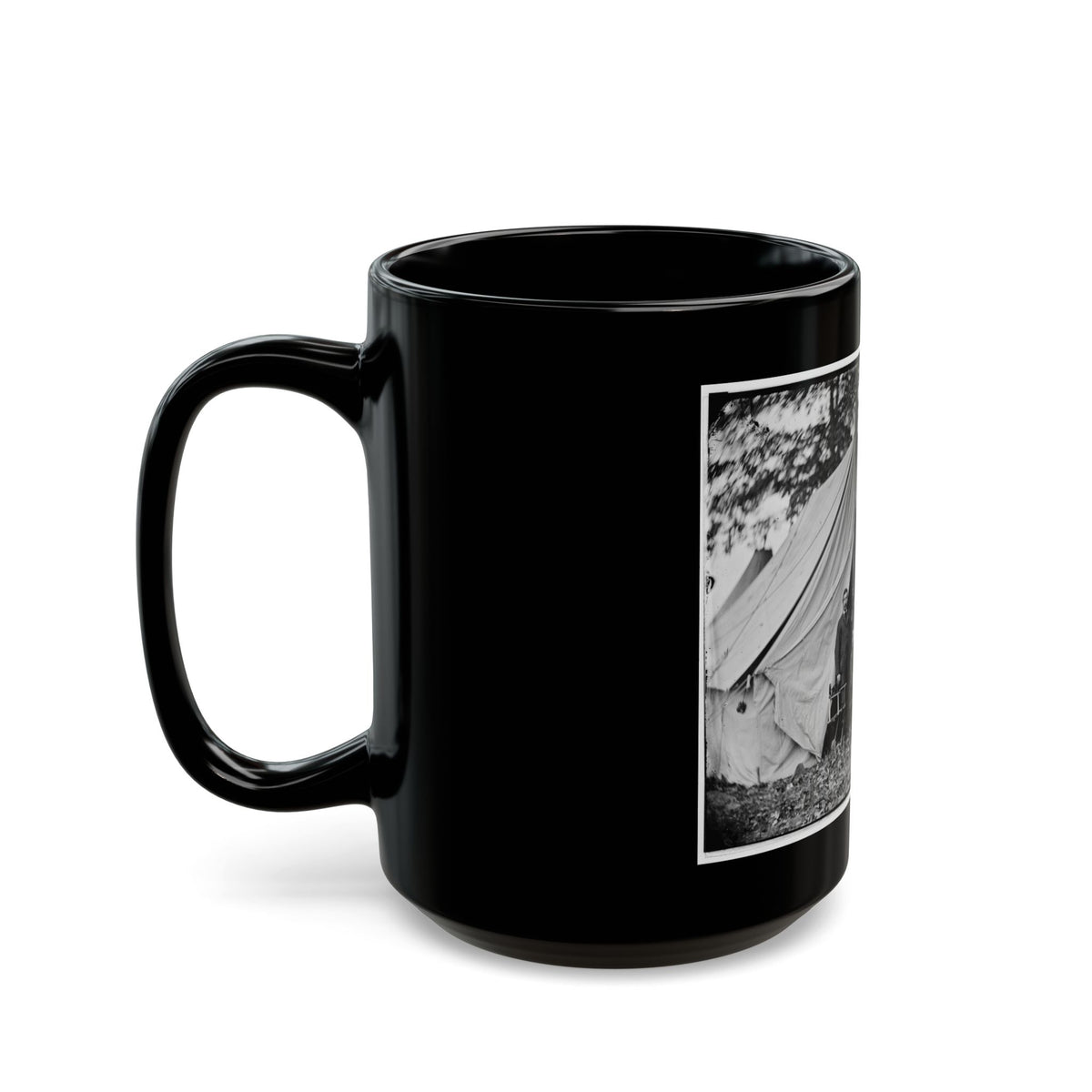 Warrenton, Va. Dr. Jonathan Letterman, Medical Director Of The Army Of The Potomac And Staff (U.S. Civil War) Black Coffee Mug