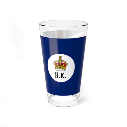 Flag of Hong Kong 1871-1876 (China) Pint Glass 16oz