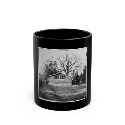 Captain Worrall's Quarters At Cedar Level, Va. (U.S. Civil War) Black Coffee Mug