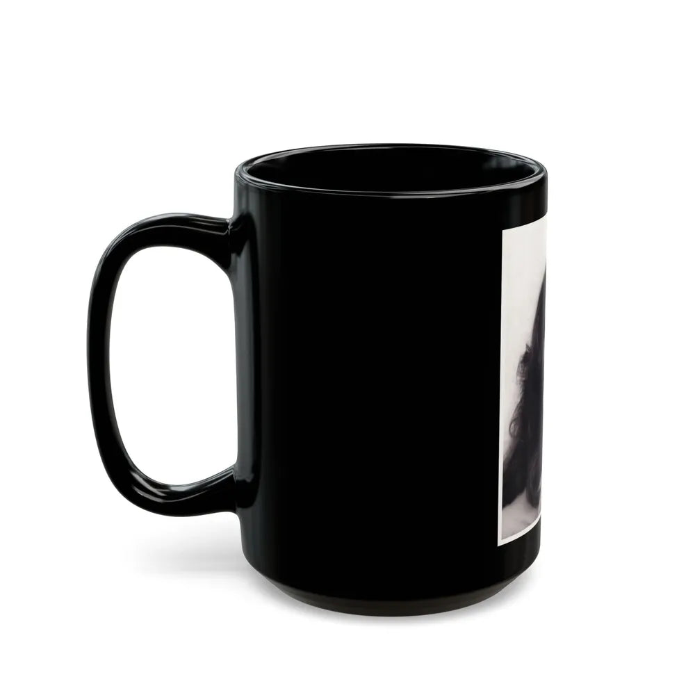 Gila Golan #44 (Vintage Female Icon) Black Coffee Mug-Go Mug Yourself