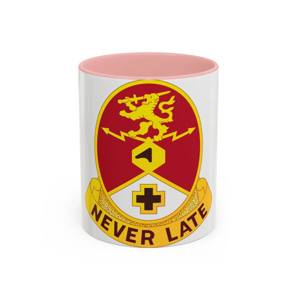 428 Medical Center (U.S. Army) Accent Coffee Mug-11oz-Pink-Go Mug Yourself