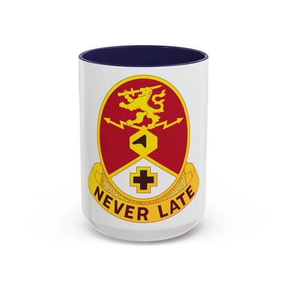 428 Medical Center (U.S. Army) Accent Coffee Mug-15oz-Navy-Go Mug Yourself