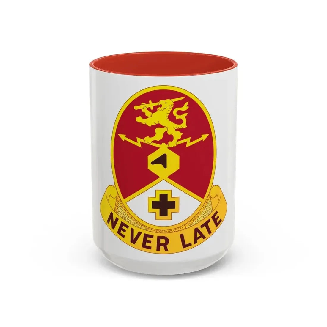 428 Medical Center (U.S. Army) Accent Coffee Mug 15oz Red - Go Mug Yourself