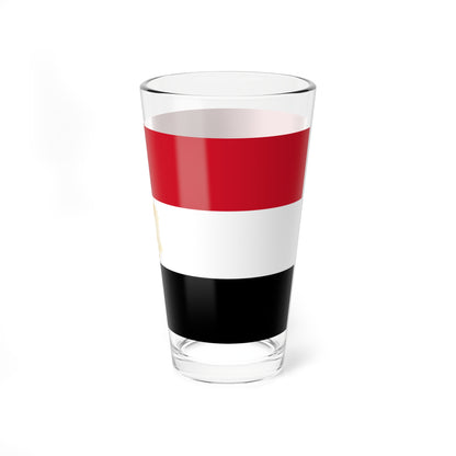 Flag of Libya 1972-1977 1-2 (Libya) Pint Glass 16oz