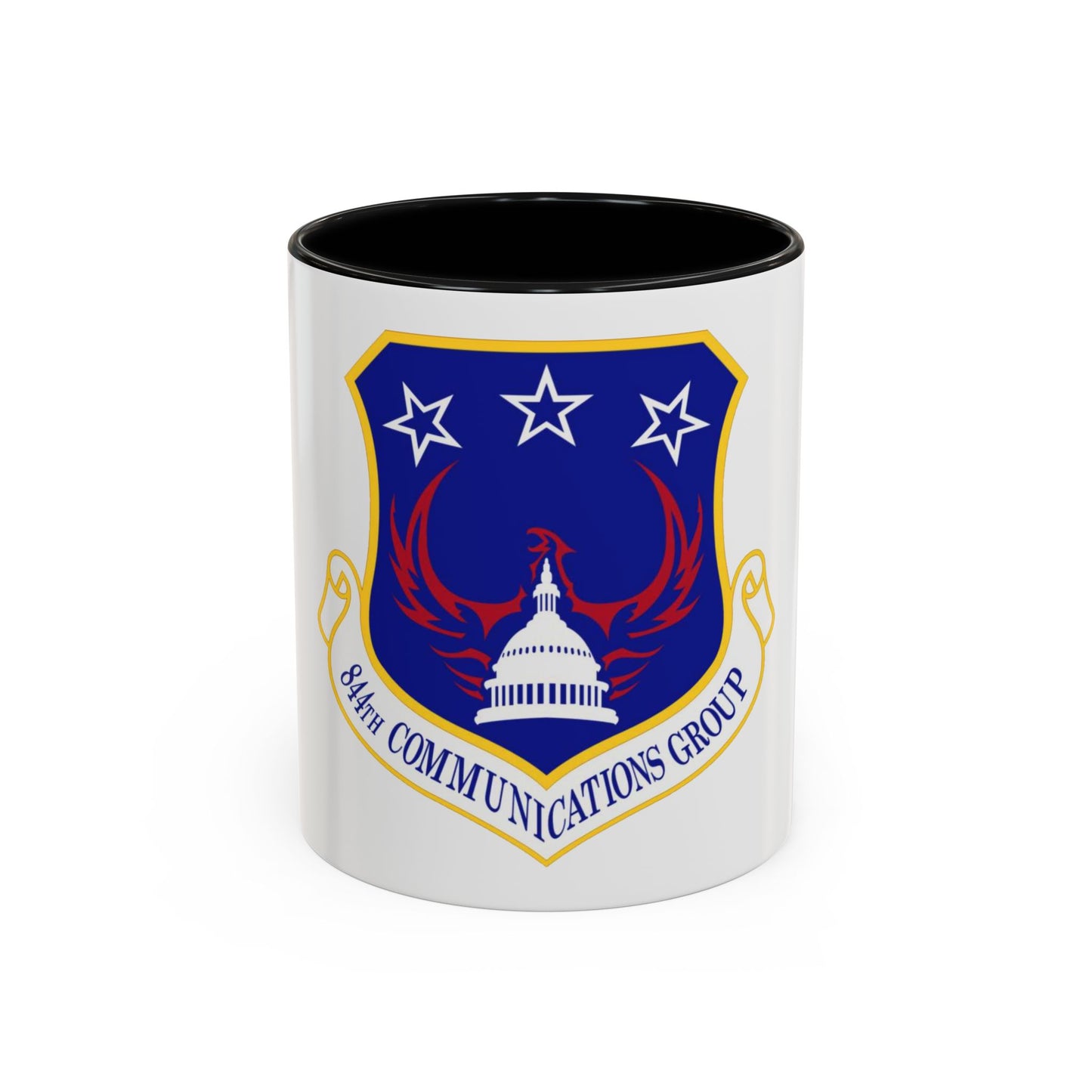 844th Communications Group (U.S. Air Force) Accent Coffee Mug