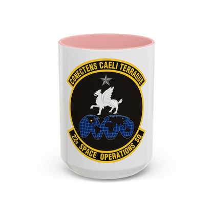 22d Space Operations Squadron (U.S. Air Force) Accent Coffee Mug