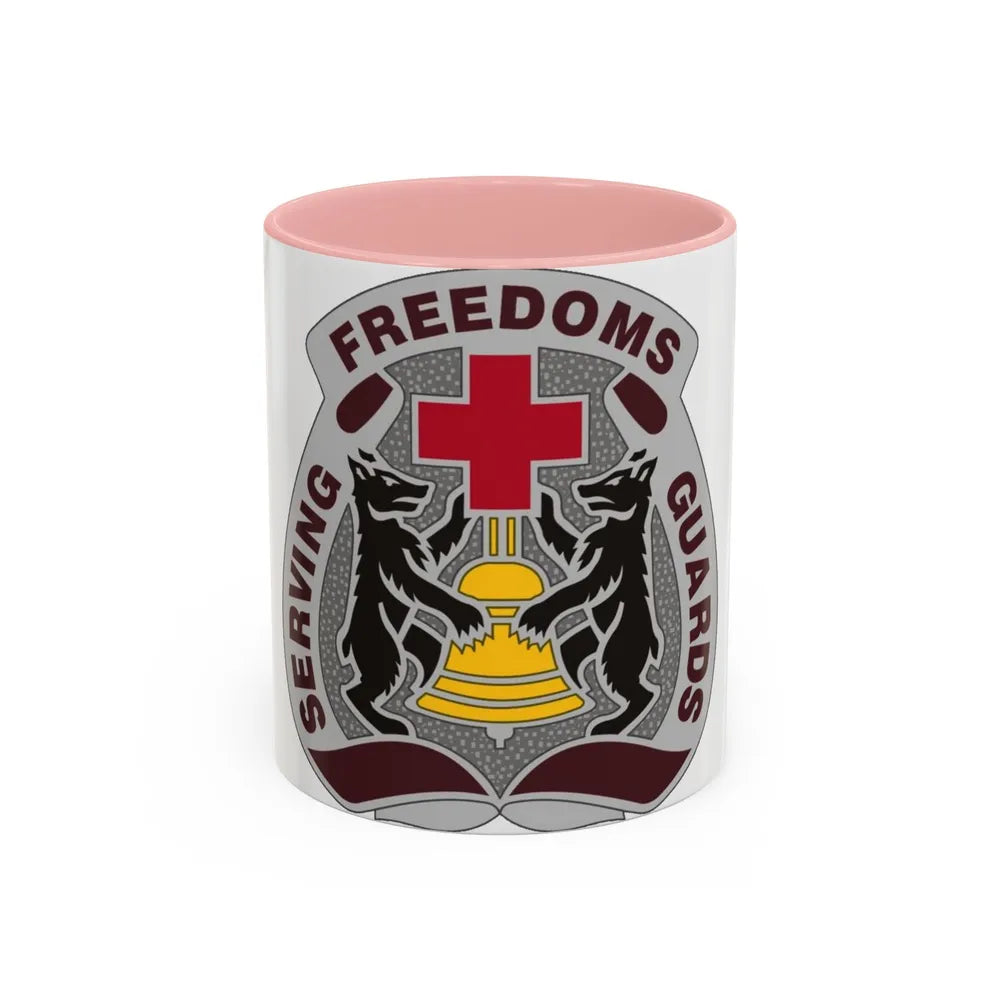 MEDDAC Berlin US (U.S. Army) Accent Coffee Mug-11oz-Pink-Go Mug Yourself