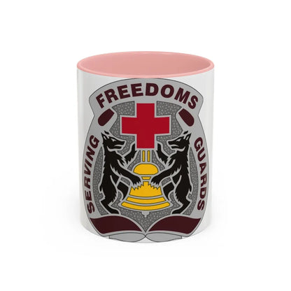 MEDDAC Berlin US (U.S. Army) Accent Coffee Mug-11oz-Pink-Go Mug Yourself