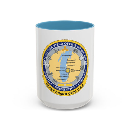 USCG Sector Field Office Grand Haven (U.S. Coast Guard) Accent Coffee Mug