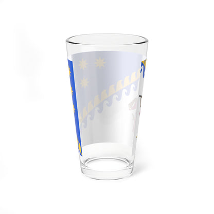 Flag of Dnipropetrovsk Oblast (Ukraine) Pint Glass 16oz