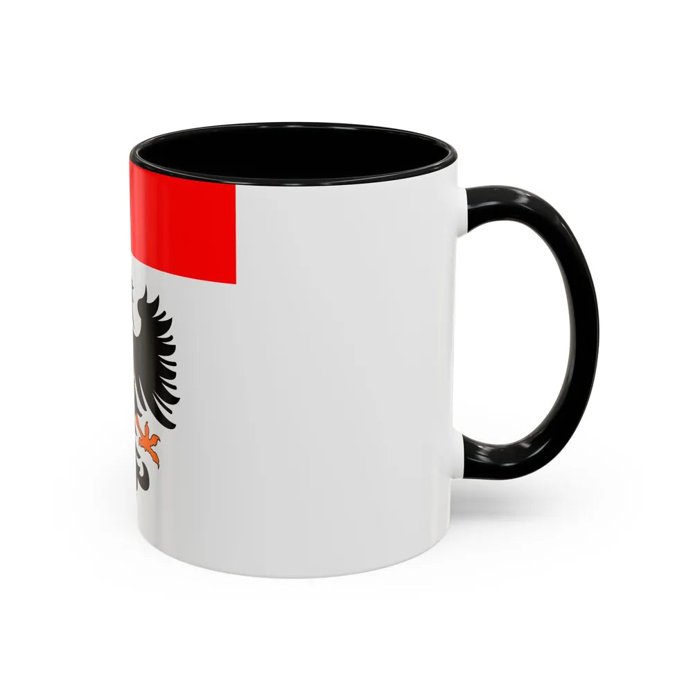 Flag of Aarau Switzerland - Accent Coffee Mug-Go Mug Yourself