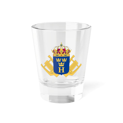 Hemvärnsmusiken vapen (Sweden) (Coat of Arms) Shot Glass 1.5oz