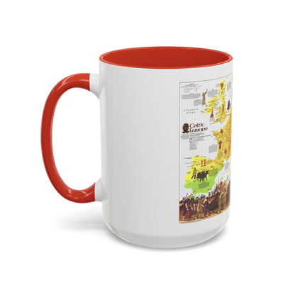 Europe - Celtic (1977) (Map) Accent Coffee Mug