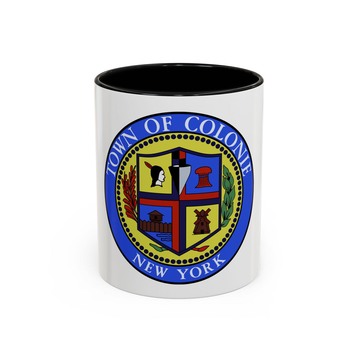 Seal of town of Colonie - Accent Coffee Mug