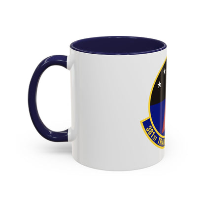 381st Training Support Squadron (U.S. Air Force) Accent Coffee Mug
