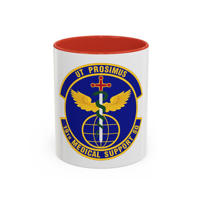 19th Medical Support Squadron (U.S. Air Force) Accent Coffee Mug