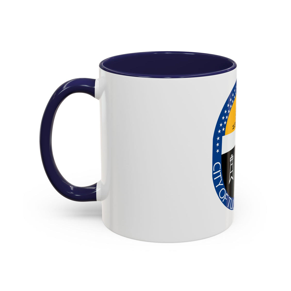 Seal of Tulsa Oklahoma - Accent Coffee Mug