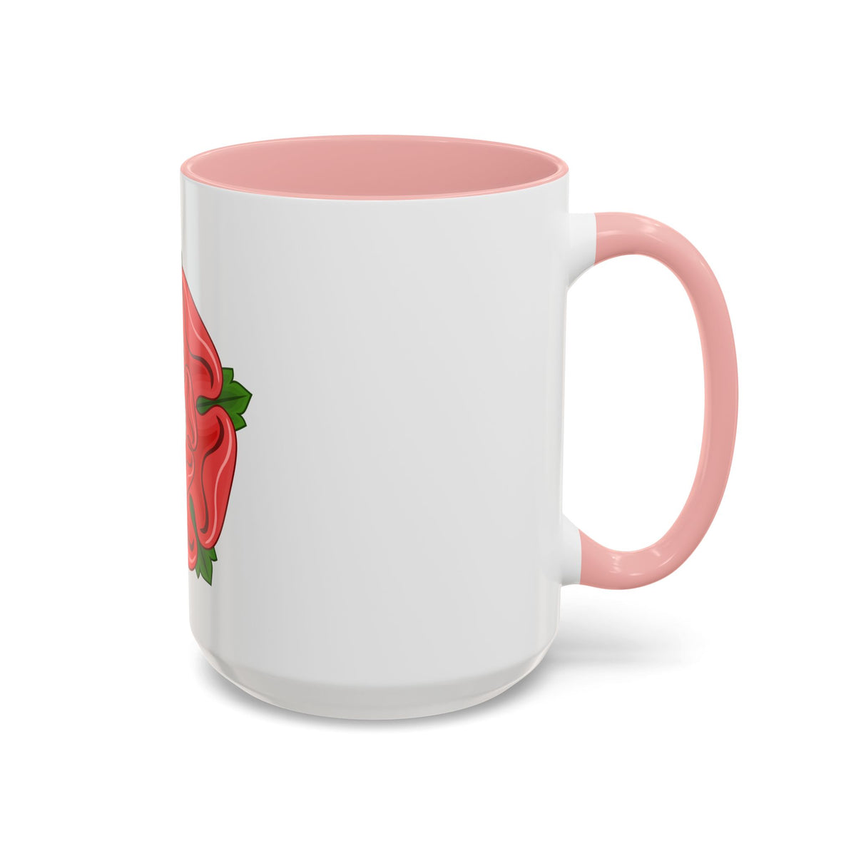 Red Rose Badge of Lancaster - Accent Coffee Mug