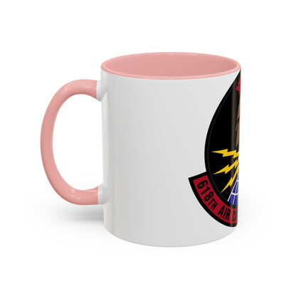 618 Air Communications Squadron AMC (U.S. Air Force) Accent Coffee Mug