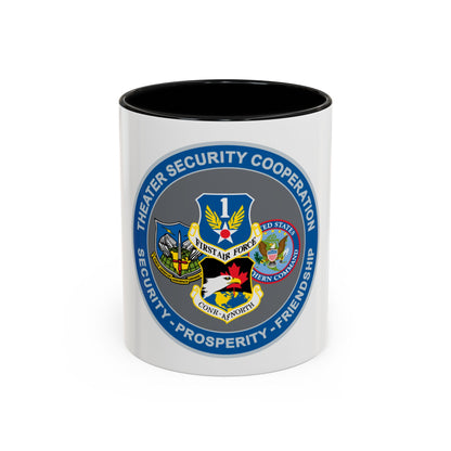AF North TSC Theater Security Cooperation (U.S. Air Force) Accent Coffee Mug