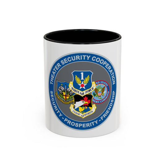 AF North TSC Theater Security Cooperation (U.S. Air Force) Accent Coffee Mug