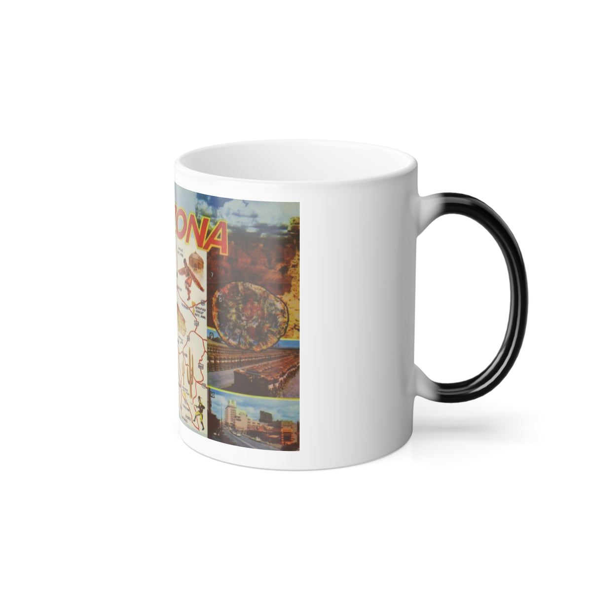 Greetings from Arizona (Greeting Postcards) Color Changing Mug 11oz