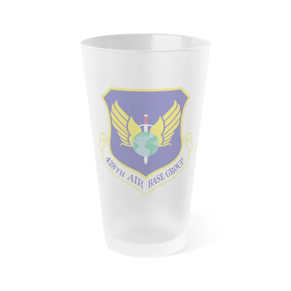 428th Air Base Group (U.S. Air Force) Frosted Pint Glass 16oz-Go Mug Yourself