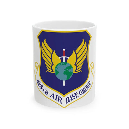 428th Air Base Group (U.S. Air Force) White Coffee Mug-11oz-Go Mug Yourself