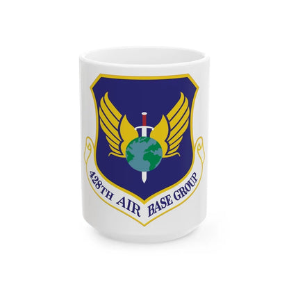 428th Air Base Group (U.S. Air Force) White Coffee Mug-15oz-Go Mug Yourself