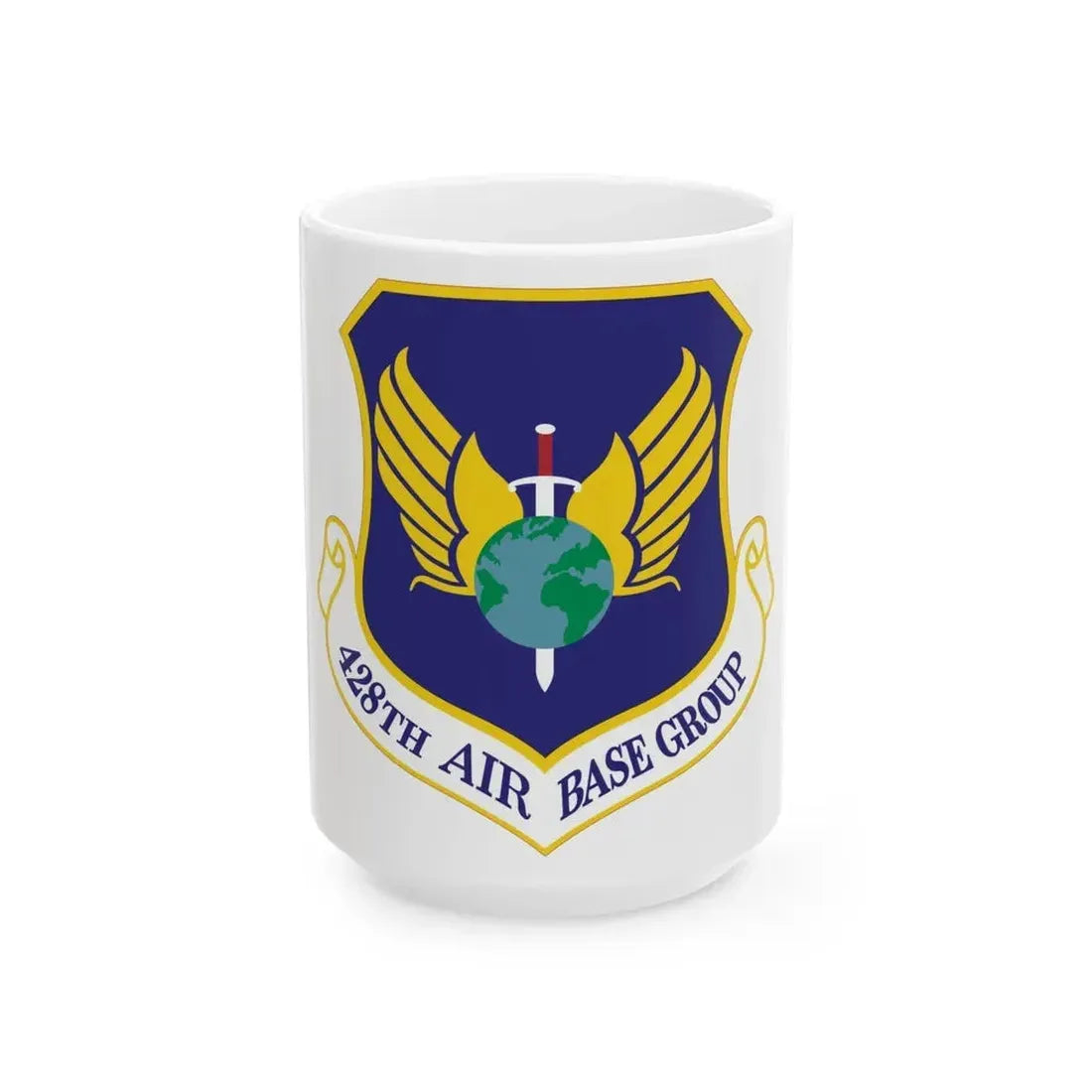 428th Air Base Group (U.S. Air Force) White Coffee Mug 15oz - Go Mug Yourself