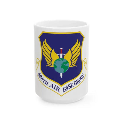 428th Air Base Group (U.S. Air Force) White Coffee Mug 15oz - Go Mug Yourself