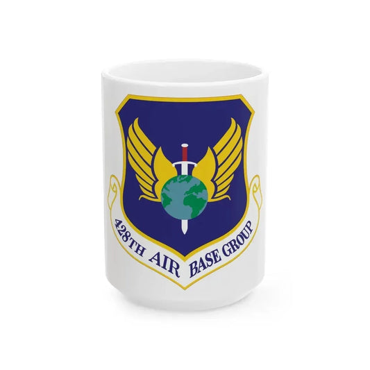 428th Air Base Group (U.S. Air Force) White Coffee Mug 15oz - Go Mug Yourself