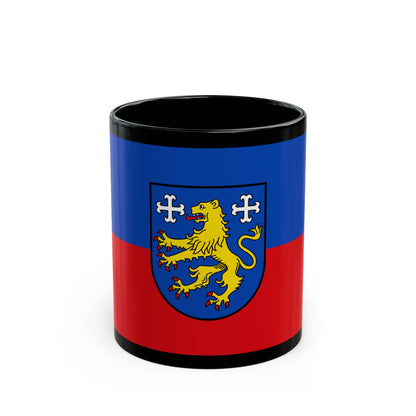 Flag of Friesland 2 Germany - Black Coffee Mug-11oz-Go Mug Yourself