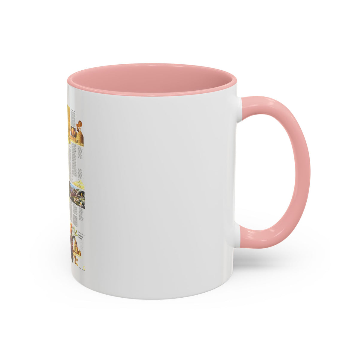 USA - California and Nevada 2 (1974) (Map) Accent Coffee Mug
