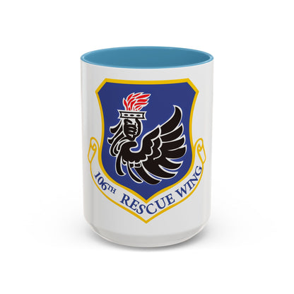 106th Rescue Wing logo 2 (U.S. Air Force) Accent Coffee Mug